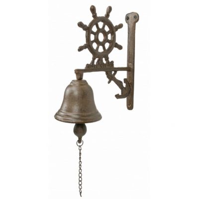 Iron Rustic Steering Wheel Bell 9