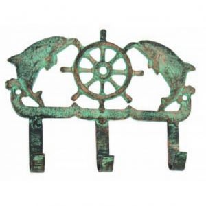Seaworn Dolphin Key Rack 8quot; Seaworn Dolphin Key Rack 8