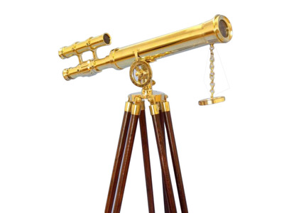 Floor Standing Brass Griffith Astro Telescope 44quot; Floor Standing Brass Griffith Astro Telescope 44