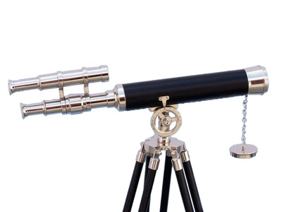 Floor Standing Chrome-Black Griffith Astro Telescope 44