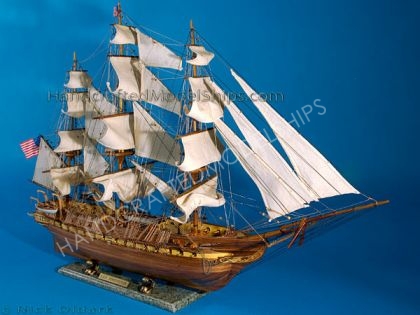 USS Constitution Non Painted Ship Image