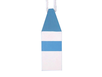 Wooden Light Blue Maryland Crab Trap Buoy 8quot; Wooden Light Blue Maryland Crab Trap Buoy 8
