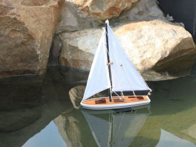 It Floats 12 - Blue Floating Sailboat It Floats 12 - Blue Floating Sailboat