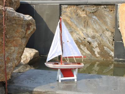 It Floats 12 - Red Floating Sailboat It Floats 12 - Red Floating Sailboat