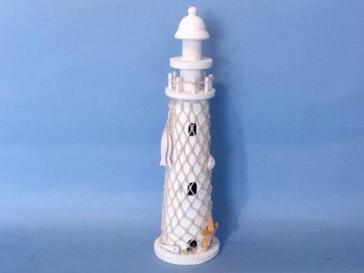 Wooden Lighthouse Starfish and Net 13