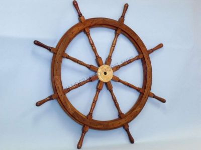 Wooden Ship Wheel 30