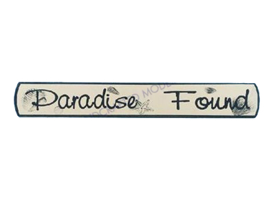 Wooden Paradise Found Nautical Plaque 18