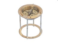 Solid Brass Northstar Compass on Stand 4