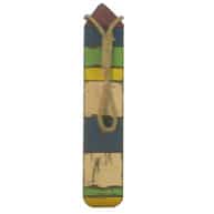 Wooden Thin Multi-Color Buoy 25