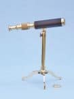 Brass Telescope on Stand 12 - Leather