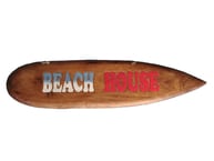 Wooden Surf Board Beach House Wall Plaque 39