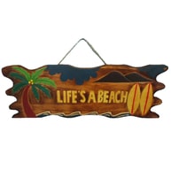 Wooden Lifes a Beach Sign 24