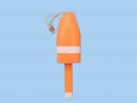 Wooden Orange Lobster Buoy 6