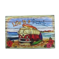 Wooden Life is a Beach Wall Plaque 24