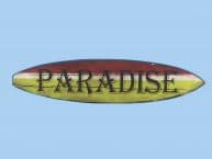 Wooden Surf Board Paradise Wall Sign 22