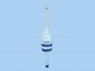 Wooden Blue Lobster Buoy w-Rope 14