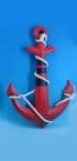 Wooden Red Boat Anchor 23