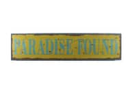 Wooden Paradise Found Beach Life Sign 24