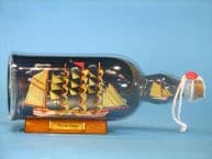 Flying Cloud Ship in Bottle w/Sky 11 picture