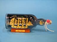 Flying Cloud Ship in Bottle w/Sky 11 picture