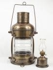 Antique Brass Anchor Oil Lantern 20