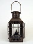Antique Brass Chiefs Oil Lamp 10