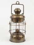 Antique Brass Admiral Nelson Oil Lamp 14