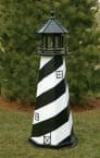 Cape Hatteras Electric Painted Wooden Lighthouse 48