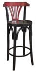 Navy Bar Stool De Luxe 40