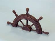 Wooden Half Ship Wheel 25