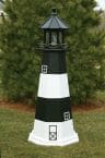 Fire Island Electric Painted Wooden Lighthouse  48