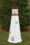 Marblehead  Electric Painted Wooden Lighthouse  48