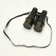 Captains Antique Solid Brass Binoculars 6