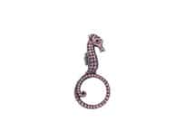 Antique Copper Seahorse Napkin Ring 4