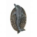 Antique Brass Dolphin Door Knocker 9 