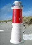 Barnegat Stucco Solar Landscape Lighthouse 24