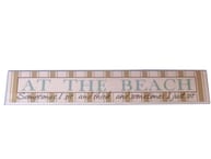 Wooden At the Beach Sign 23