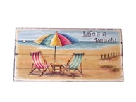 Wooden Chair and Umbrella Sign 10