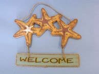 Wooden Starfish Welcome Sign 13