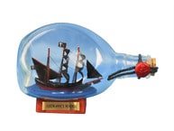 Blackbeards Queen Annes Revenge Pirate Ship in a  Bottle 7