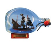 Captain Kidds Adventure Galley Pirate Ship in a Bottle 7