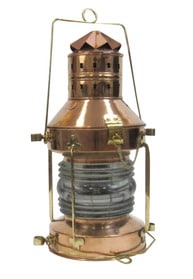 Brass Anchor Oil Lantern 20