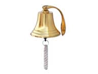 Brass Hanging Harbor Bell 5.5