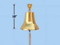Brass Hanging Ships Bell 18