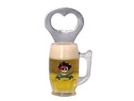 Pirate Skull Magnet Bottle Opener 4" picture