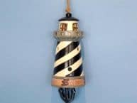 Ceramic Black Lighthouse Tower Bell 8