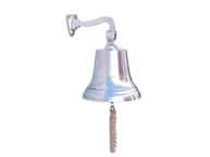 Chrome Hanging Ships Bell 15