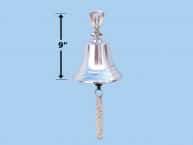 Chrome Hanging Ships Bell 9
