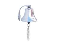 Chrome Hanging Harbor Bell 5.5