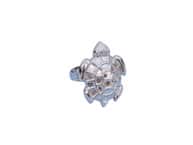 Chrome Turtle Napkin Ring 3